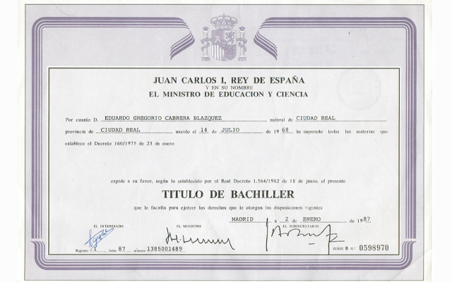 Título de Bachiller